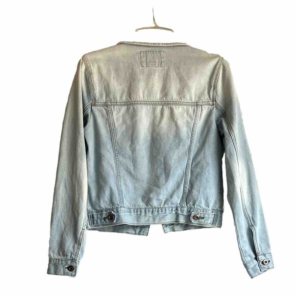 Forever 21 Jacket Women’s Small Light Wash Denim - Picture 2 of 5